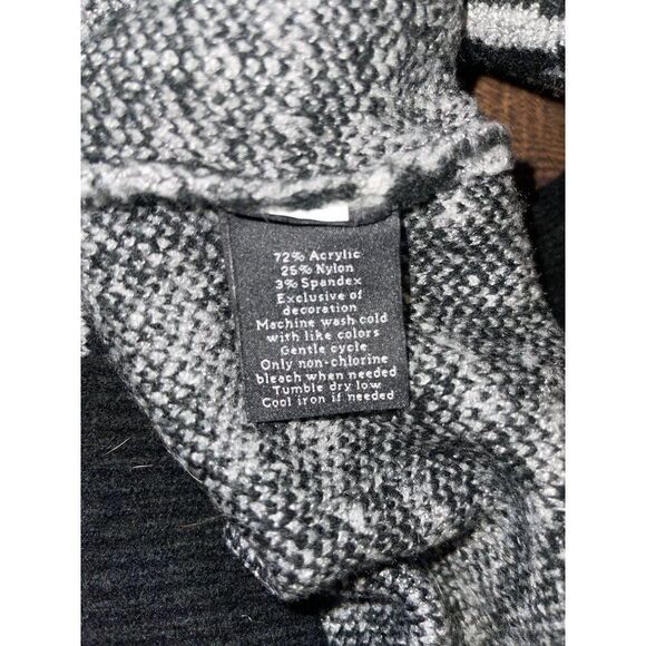 Rock Republic Hooded V-Neck Animal Leopard Print Sweater Size XL - Picture 13 of 15